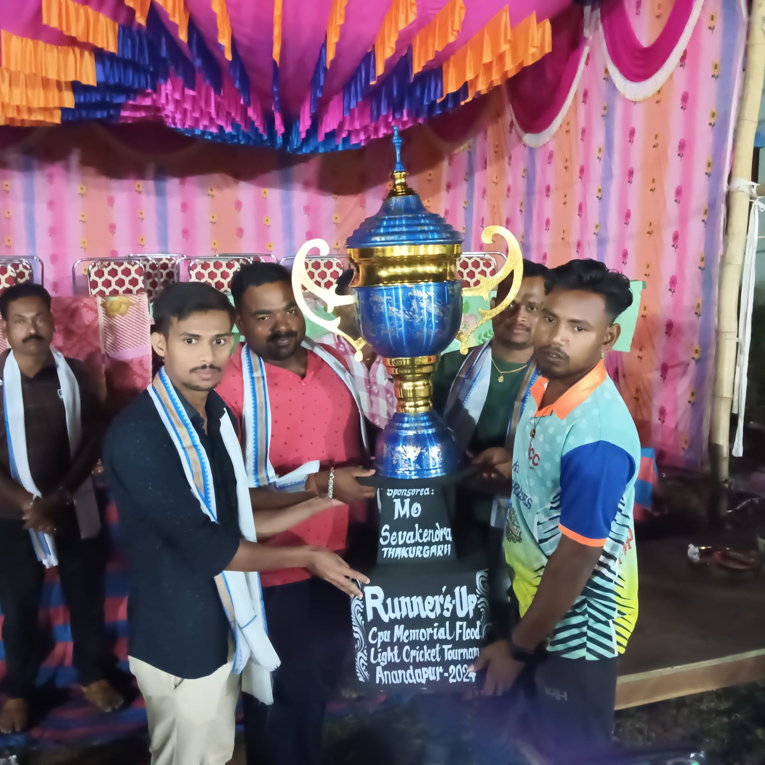 ରାତ୍ରୀକାଳୀନ କ୍ରିକେଟ ଟୁର୍ଣ୍ଣାମେଣ୍ଟ ଉଦଯାପିତ